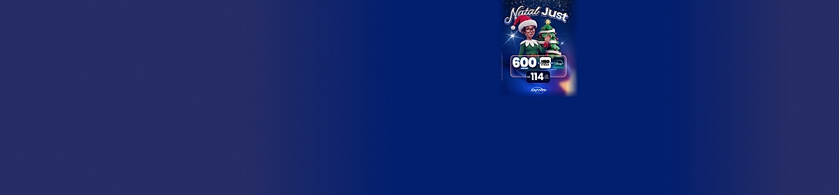 Imagem promocional da Justweb com destaque para internet fibra óptica